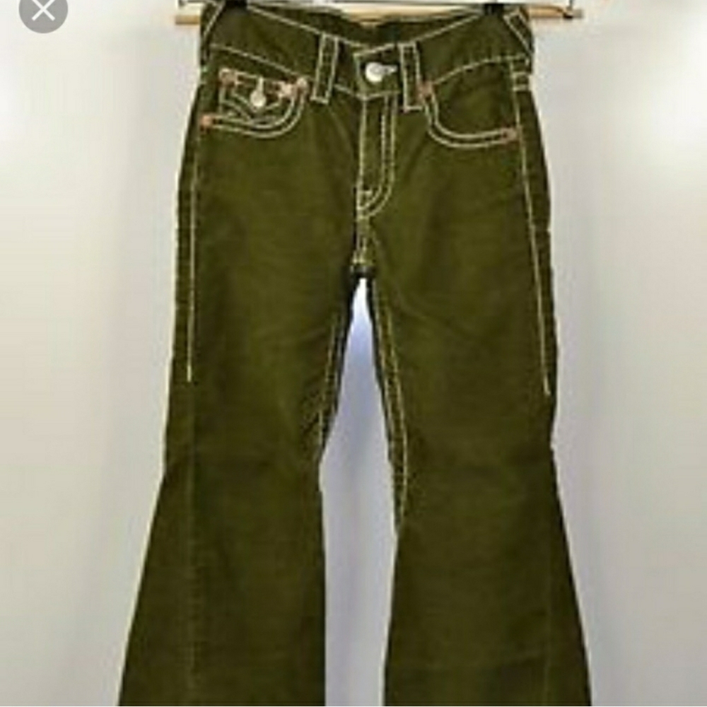 True religion green cords